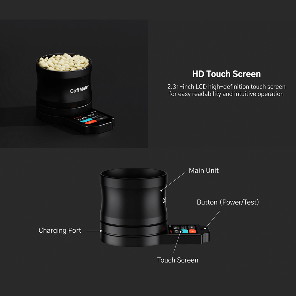 DiFluid CoffMeter M1 - Kaffe Fugt- og Densitetmåler - BloomVik