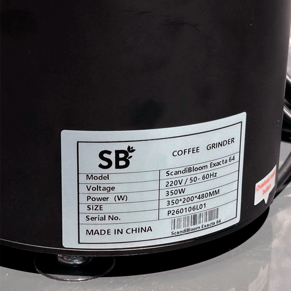 ScandiBloom Exacta 64 Kaffekværn - Præcis vægtbaseret dosering - BloomVik